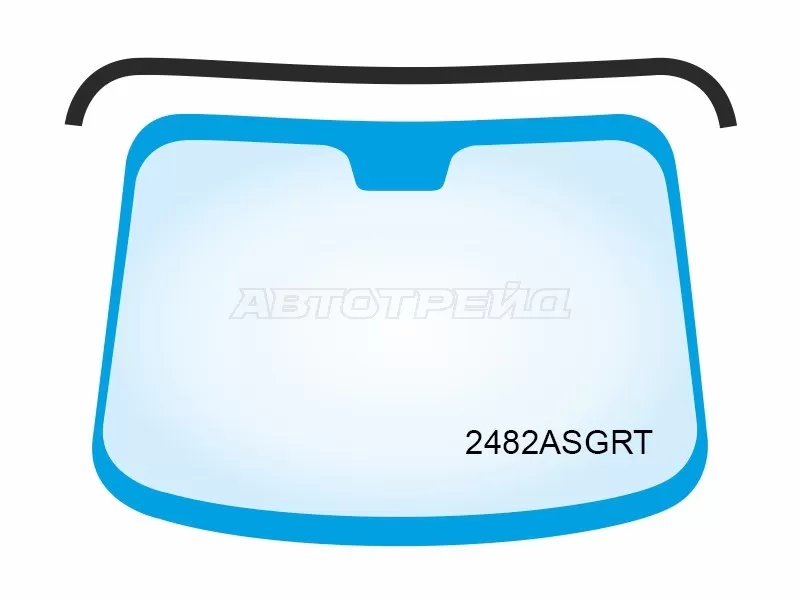 Молдинг лобового стекла (Сверху) BMW X1 15-19 (ALP: 2482ASGRT)