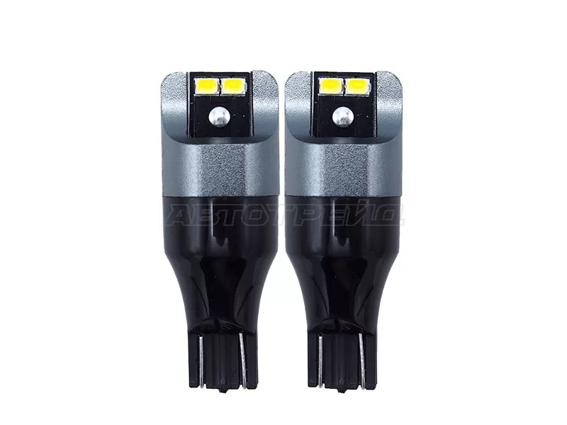 Лампа дополнительного освещения 12V W16W 1.9W /210LM Canbus LED 6000-6500K, белая (Комплект 2 шт.) (SAT: ST-175-0059)