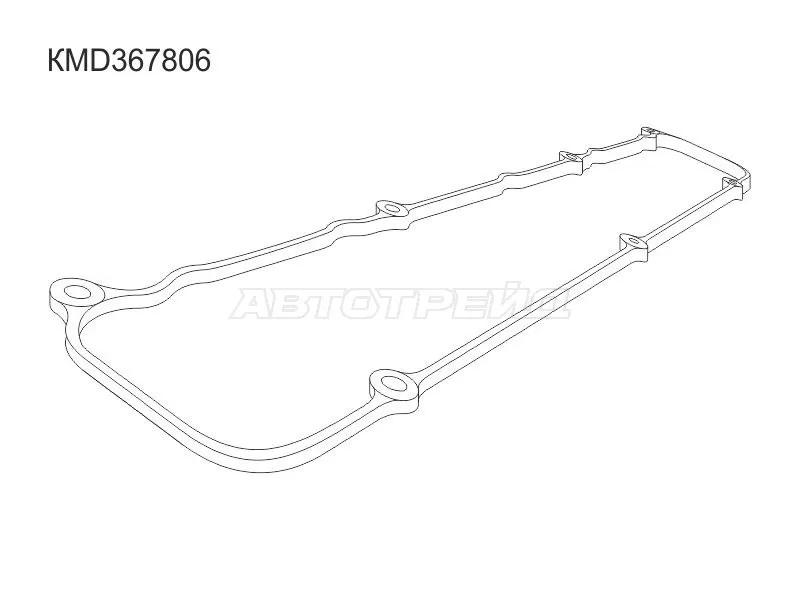 Прокладка клапанной крышки MMC 4G93 /4G94 GDI, 00- =LH, CR5 /6W, EA /EC7A, CS5A, CQ5A, H6# /7#, N61 /71 (SAT: KMD367806)