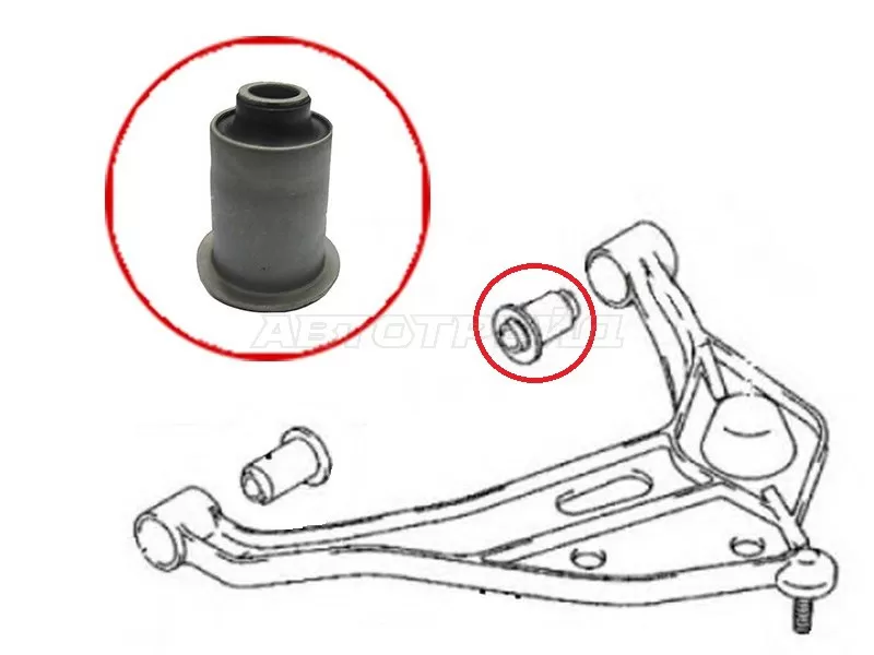 Сайлентблок RR переднего рычага SUZUKI ESCUDO /GRAND /VITARA /XL-7 97-06 (SAT: ST-45262-65D01)