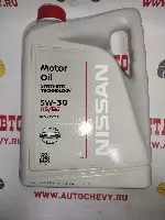 Масло моторное Nissan 5w30 (5л) (синтетика) (NISSAN: KE90099943)
