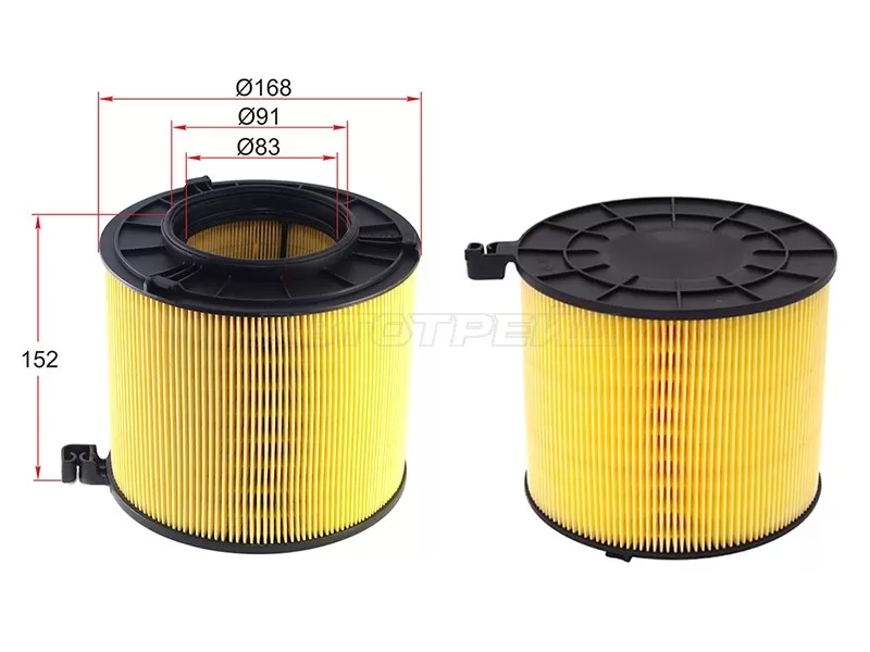 Фильтр воздушный AUDI A4 /S4 15- / A5 /S5 16- / Q5 16- (SAT: ST-8W0133843)