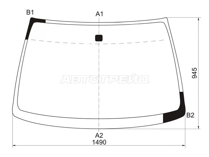 Стекло лобовое Infiniti I30 99-04  / I35 99-04  / Nissan Cefiro 98-03  / Maxima 00-06 (KMK: NIST0019)