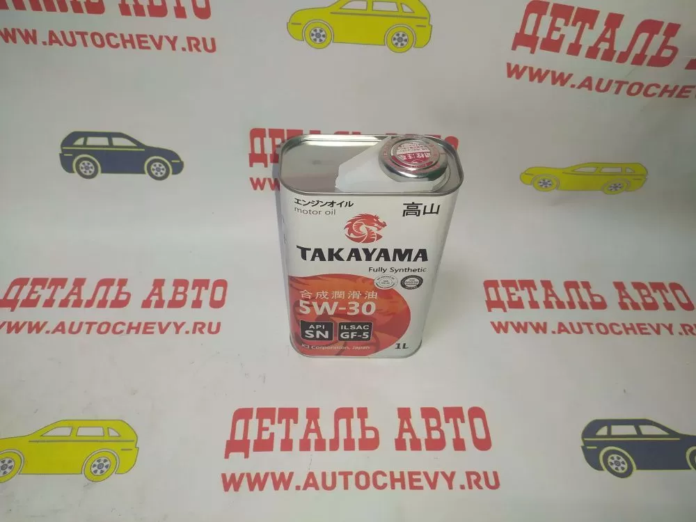 Масло моторное Takayama 5w30 (1л) (синтетика) (жестяная банка) (TAKAYAMA: 605042)