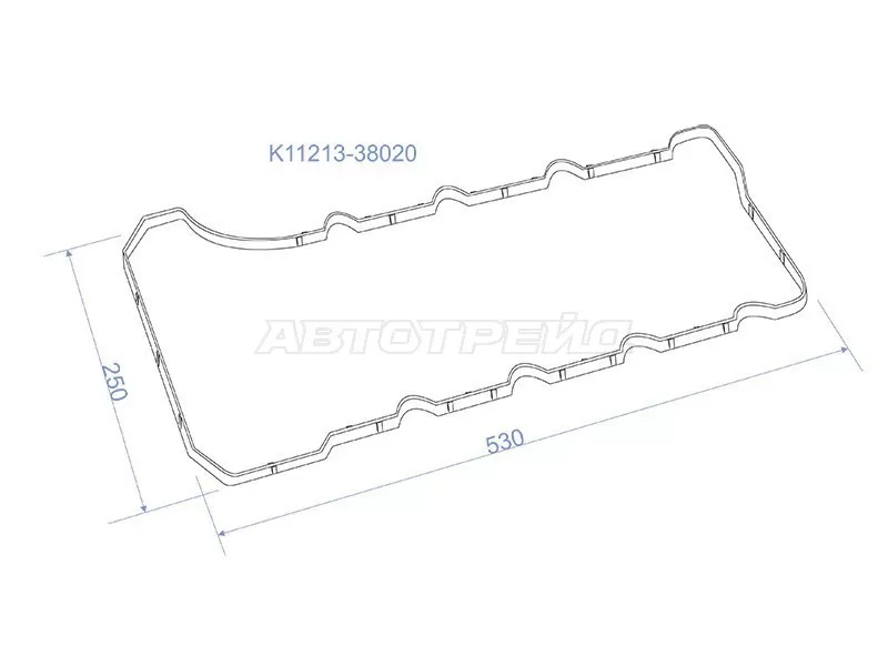 Прокладка клапанной крышки LEXUS LX570 3URFE 07- (SAT: K11213-38020)