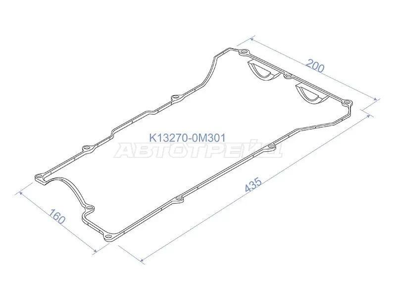 Прокладка клапанной крышки NS GA13DE, GA15DE, 91- B14 /N15, Y10 (SAT: K13270-0M301)