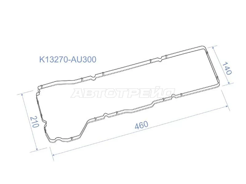 Прокладка клапанной крышки NS QG15DE, QG18DE, 02- Y11 /B15 /V10 /W11 /P12 (SAT: K13270-AU300)