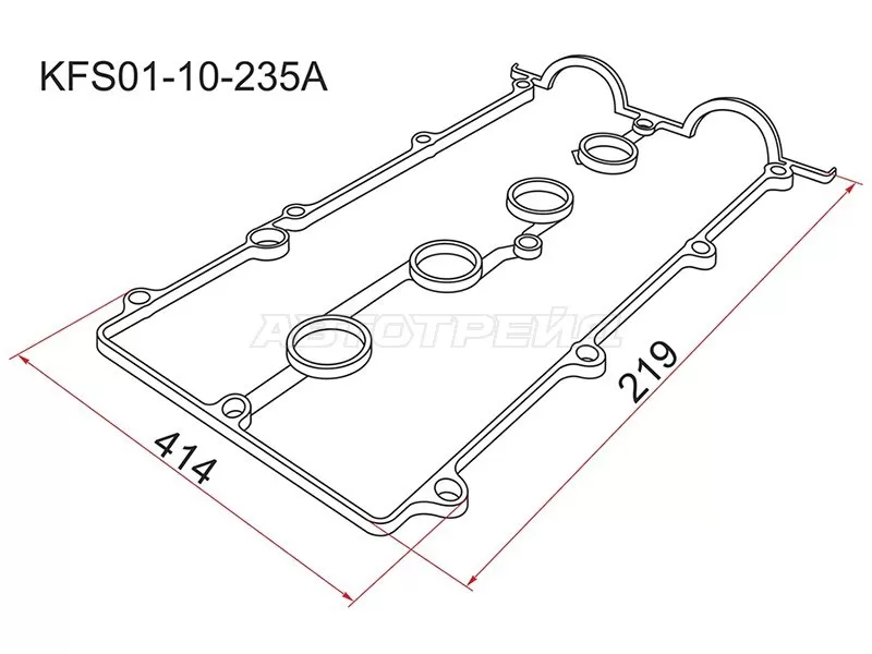 Прокладка клапанной крышки MZ FP, FS, 92-97 (SAT: KFS01-10-235A)