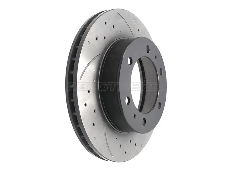 Комплект дисков тормозных передний перфорированные TOYOTA HILUX /FORTUNER 05- (SAT: ST-43512-0K060PF)