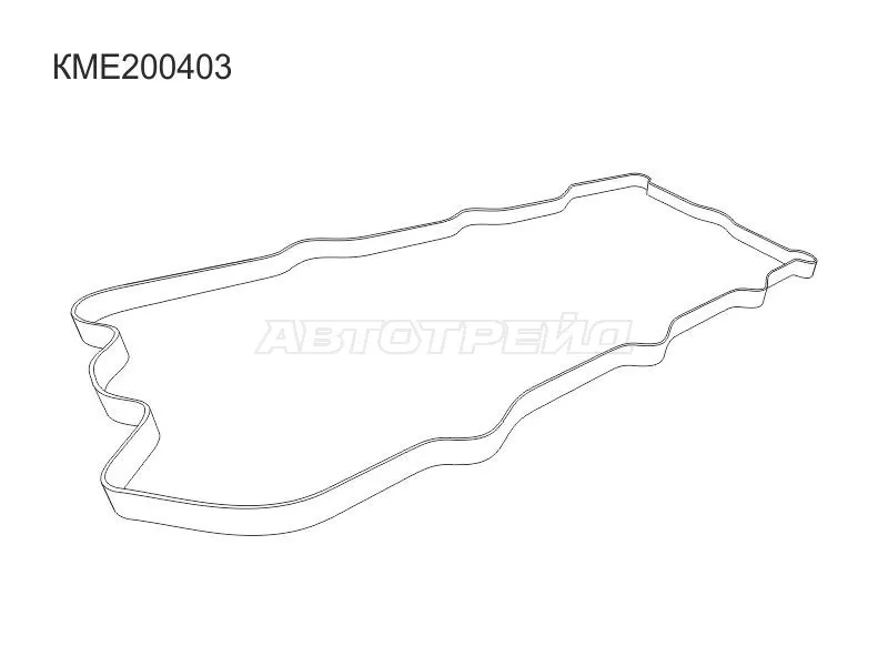 Прокладка клапанной крышки MMC 4M40+T 94- (SAT: KME200403)