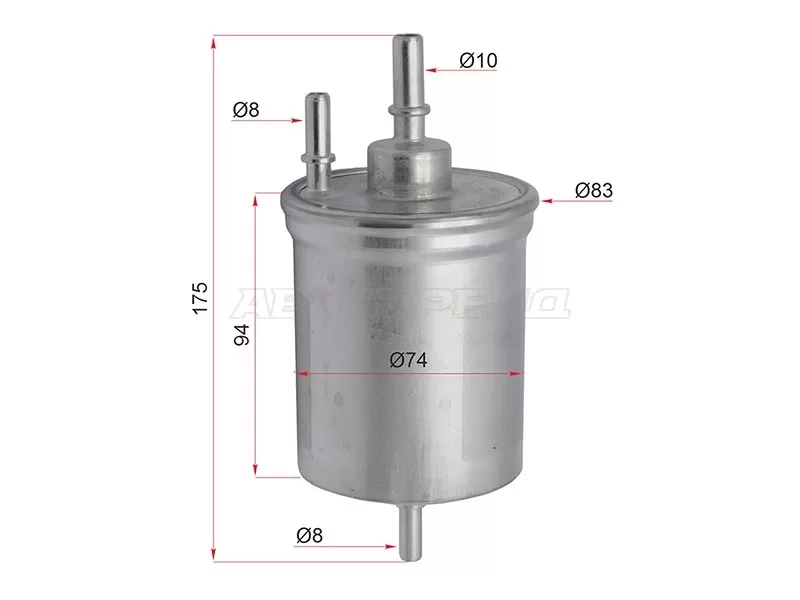 Фильтр топливный AUDI A4 1.8 4WD 00-08 /A6 2.4 /3.0 /4.2 04-08 (KOLBENSCHMIDT: 50013975)