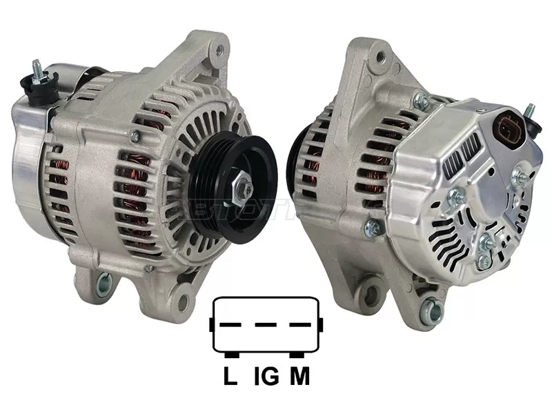 Генератор TOYOTA PLATZ /VITZ /YARIS 99-05 1 /2NZ 12V 90A(4 ручейка) (DENSO: DAN961)