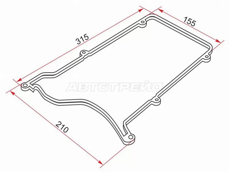 Прокладка клапанной крышки TOYOTA DUET M1#0 EJDE 98-04 (SAT: K11213-97202)