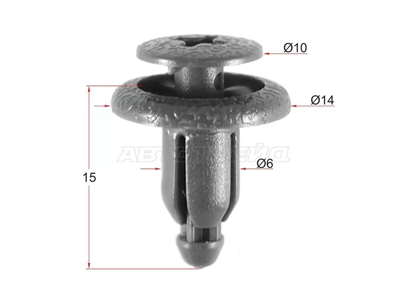 Клипса GM /TOYOTA /LEXUS /NISSAN (1 шт.) (SAT: ST-M11029)