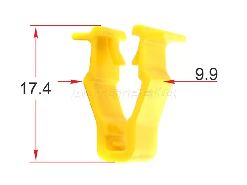 Клипса расширителя крыла HONDA /NISSAN (1 шт.) (SAT: ST-M12374)