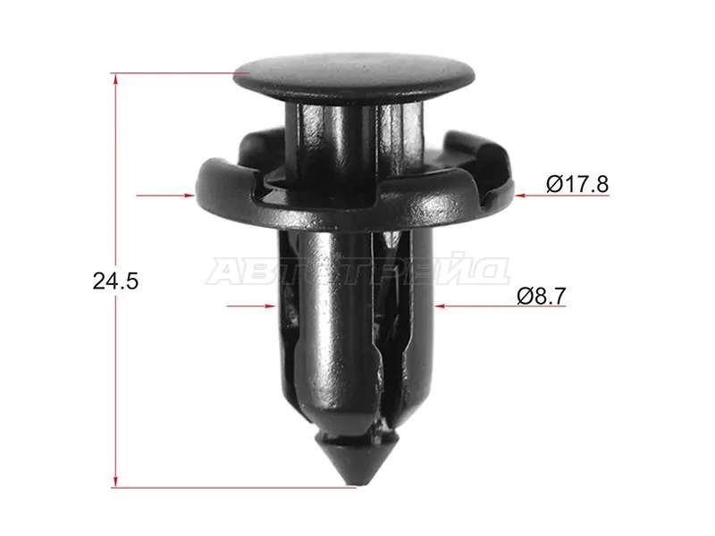 Клипса HONDA /TOYOTA /LEXUS /MITSUBISHI (1 шт.) (SAT: ST-KJ-838)