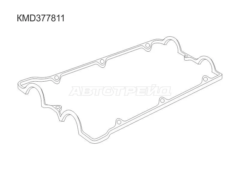 Прокладка клапанной крышки MMC 4G15 /4G19 DOHC 02-, Z25A /Z26AZ27A (SAT: KMD377811)