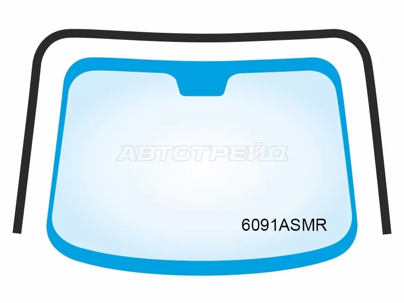 Молдинг лобового стекла (П-образный) Nissan X-Trail 13-22  / Rogue 14-21 (PMA: 6091ASMR)