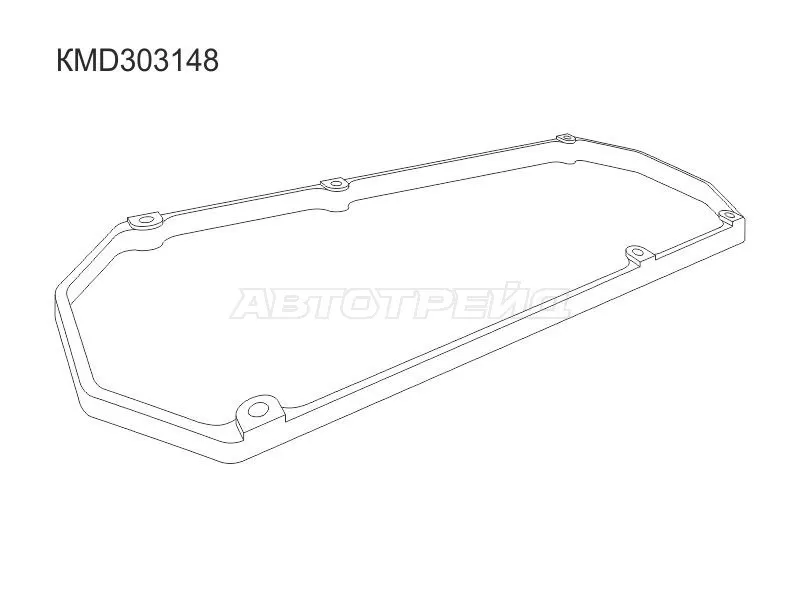 Прокладка клапанной крышки MMC 6G72 SOHC 24V Pajero V#, Delica PD# /PE# /PF#, Diamant F31A /F41A (SAT: KMD303148)