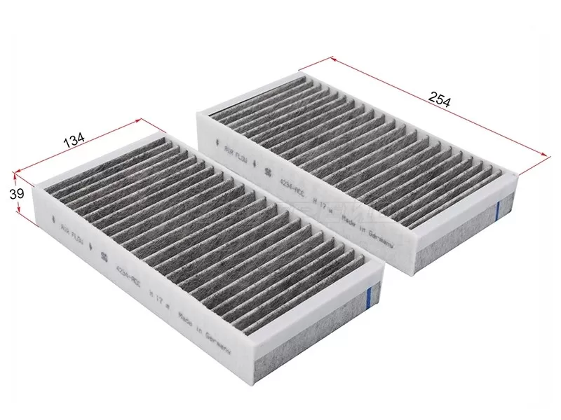 Фильтр салона MERCEDES M W164 /GL X164 /R W251 /V251 угольный (KOLBENSCHMIDT: 50014234)