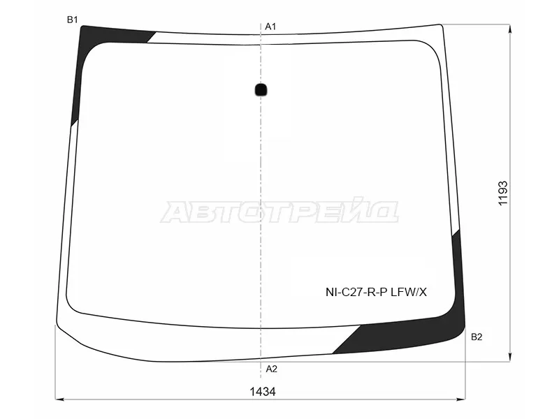 Стекло лобовое Nissan Serena 16-22 (XYG: NI-C27-R-P LFW/X)