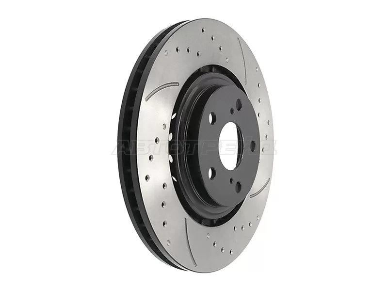 Комплект дисков тормозных передний перфорированные TOYOTA HIGHLANDER##U5# /SRX350 09- /RAV4 12- (SAT: ST-43512-48110PF)