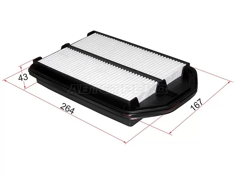 Фильтр воздушный HONDA CR-V 07-12 (SAT: ST-17220-RZA-000)