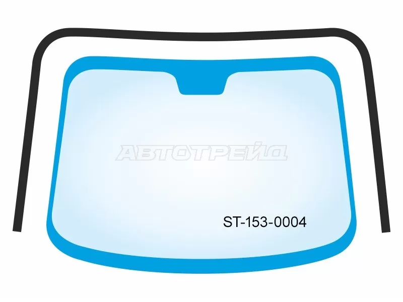 Молдинг лобового стекла (П-образный) Nissan X-Trail 07-15 (SAT: ST-153-0004)