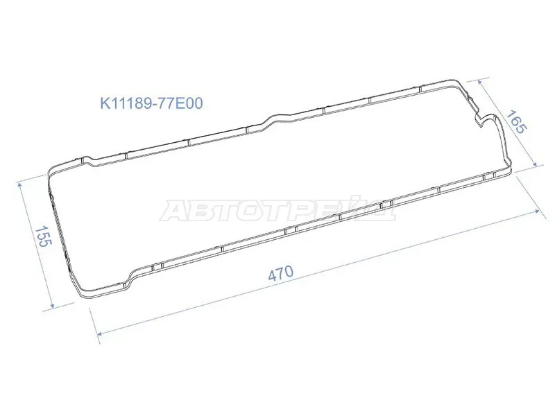 Прокладка клапанной крышки SZ J20A 96-05, Escudo /Grand Vitara (SAT: K11189-77E00)