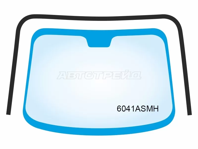 Молдинг лобового стекла (П-образный) Nissan Note 05-13 (ALP: 6041ASMH)