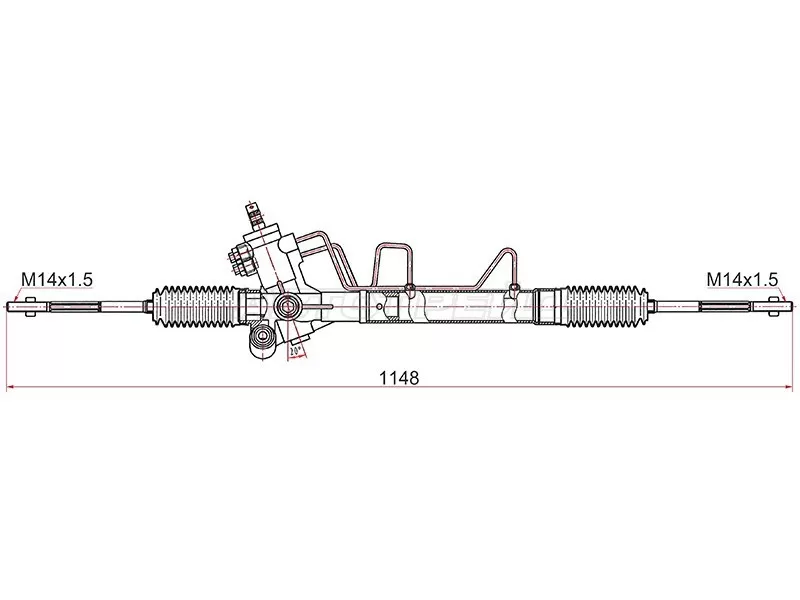 Рейка рулевая Toyota RAV4 00-03 LHD (SAT: ST-44200-42120)