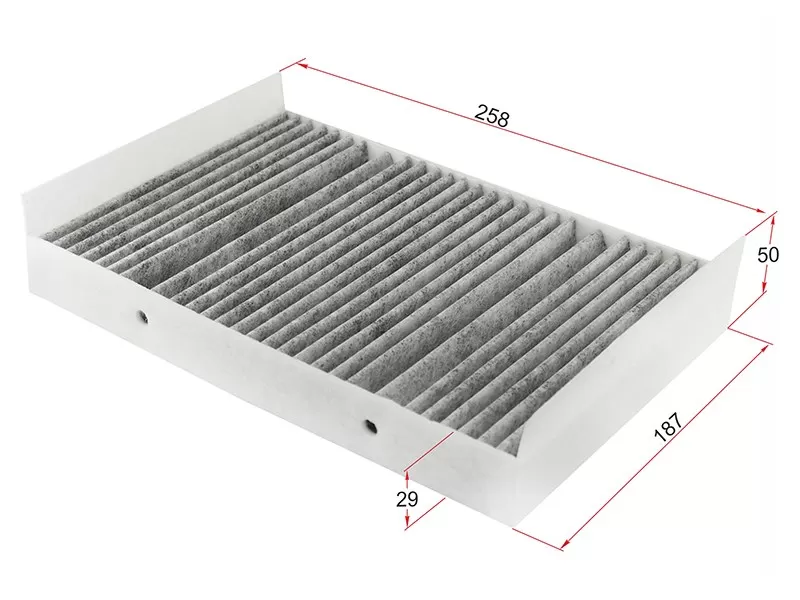 Фильтр салона  MERCEDES S-CLASS W222 13- угольный (SAT: ST-A2228300318-U)