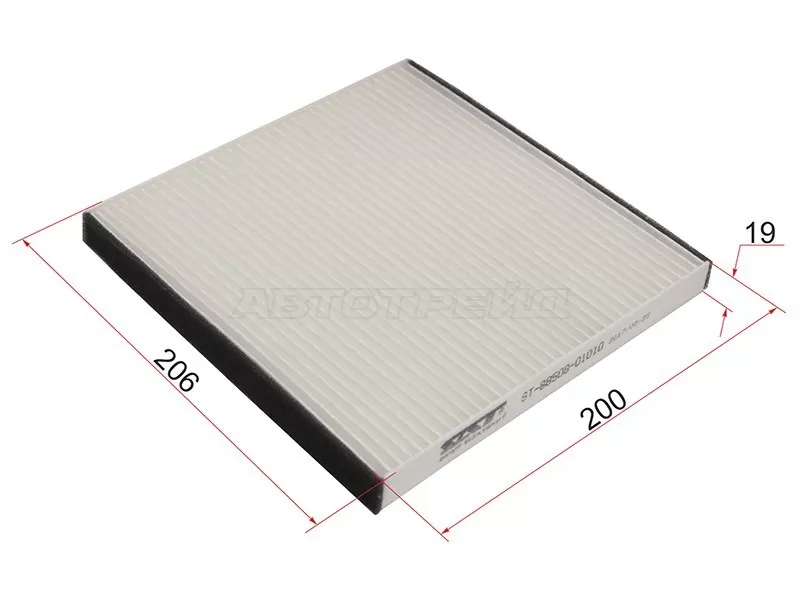 Фильтр салона TOYOTA TACOMA #RN2## 04- (SAT: ST-88508-01010)