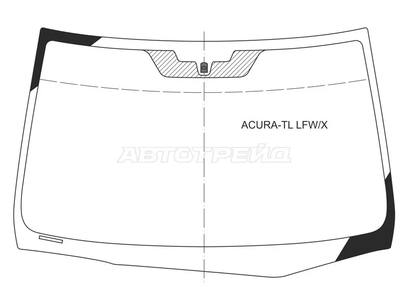 Стекло лобовое Acura TL 03-06 (XYG: ACURA-TL LFW/X)