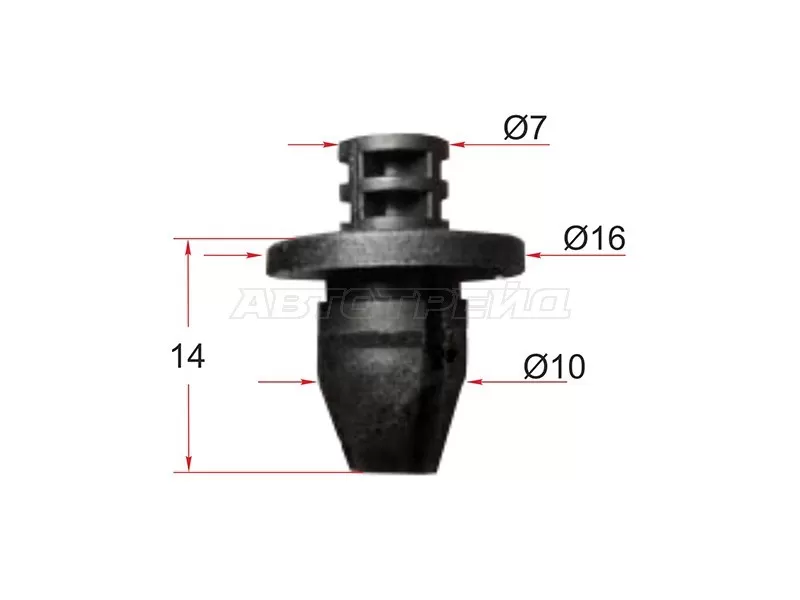 Гайка крепежная VAG (1 шт.) (SAT: ST-M12515)