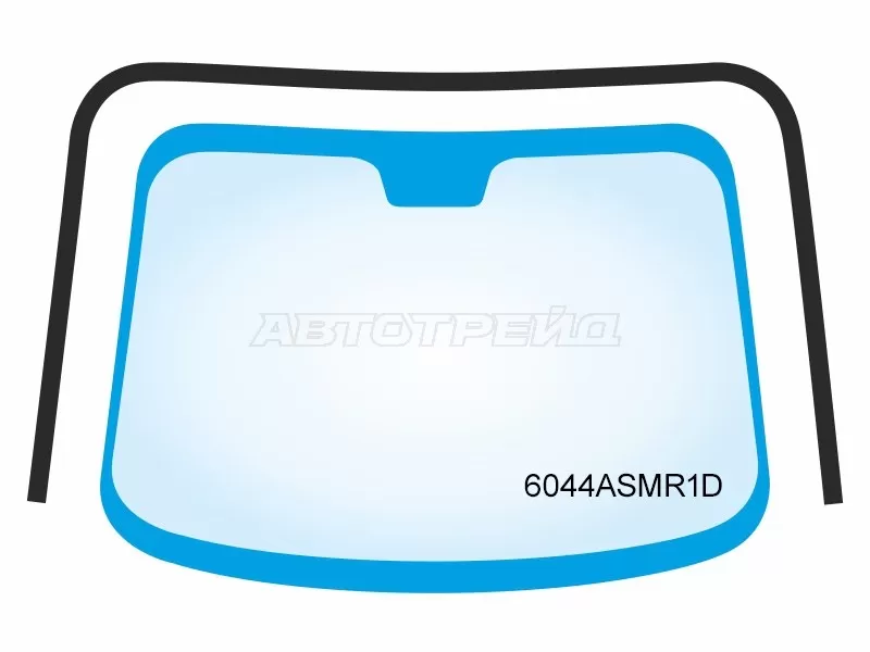 Молдинг лобового стекла (П-образный / Панорамная крыша) Nissan Qashqai 06-13  / Dualis 07-14  / Qashqai+2 08-14 (PMA: 6044ASMR1D)