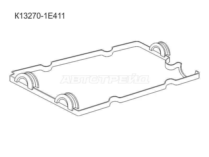 Прокладка клапанной крышки NS KA24DE, 97- U30 /N30 /W30 Rnessa /Presage /Largo (SAT: K13270-1E411)