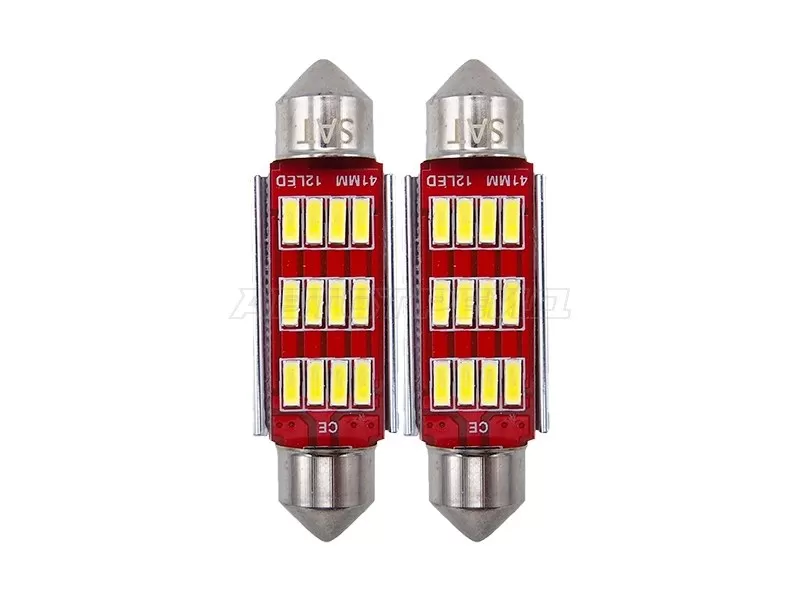 Лампа дополнительного освещения 12V C5W 9x41мм Canbus LED (Комплект 2 шт.) (SAT: ST-175-0078)
