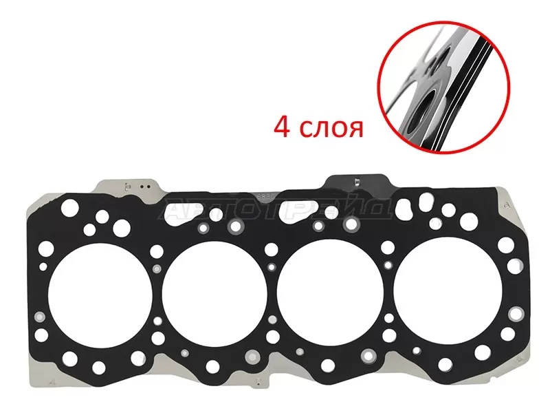 Прокладка ГБЦ T=1.14 1-NOTCH ISUZU ELF NMR85 07- (ISUZU: 8-98291-683-0)