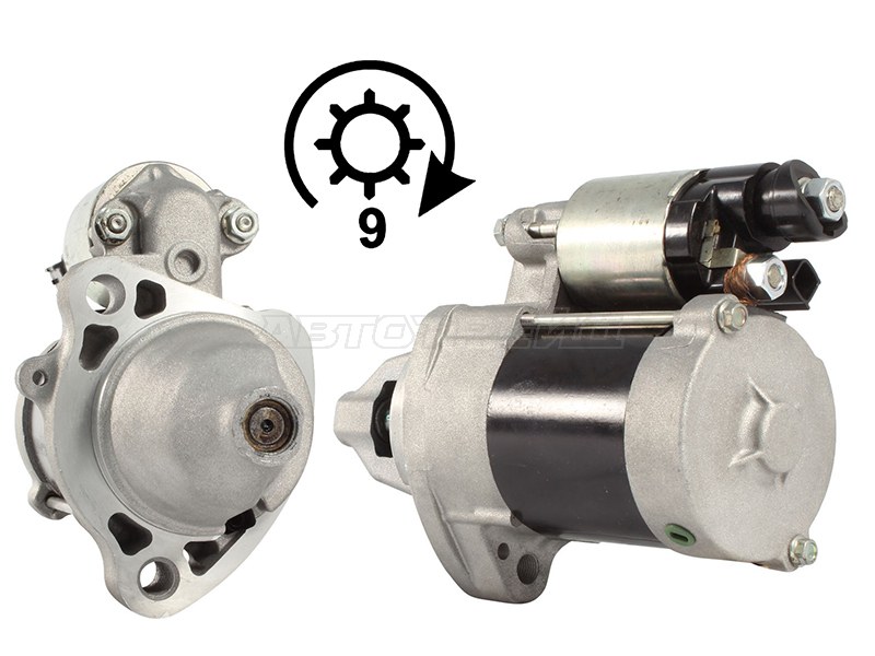 Стартер Honda Fit 07-13  / Fit Shuttle 11-15  / Freed 08-16  / Jazz 08-15 (0,7 kW / Z=9) (DENSO: DSN1385)