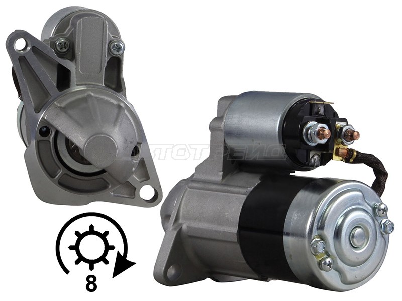 Стартер Mazda 323 98-03  / 626 97-02  / Capella 97-02  / Familia 98-08 (1,2 kW / Z=8) (SAT: ST-64-0068)