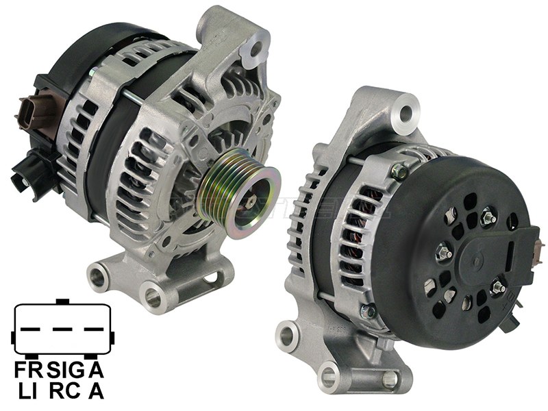 Генератор FORD FOCUS C-MAX 1.6 03-07 /FOCUS 1.4 /1.6 04-12 /VOLVO C30 06-12 14V 120A (SAT: ST-85-0003)