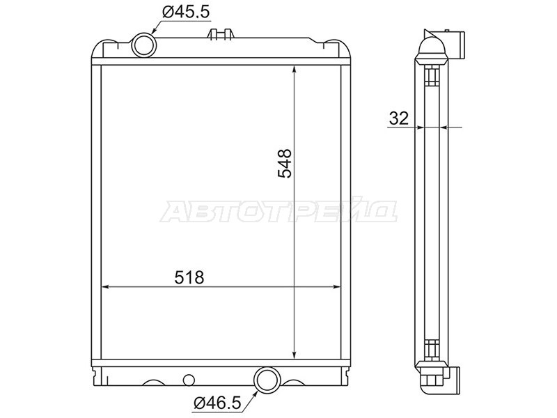 Радиатор (SAT: MC0083-1)