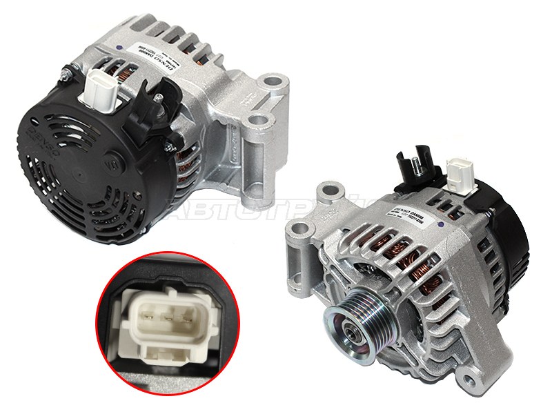 Генератор FORD C-MAX 07-10 /FOCUS II 08-11 14V 105A (DENSO: DAN588)
