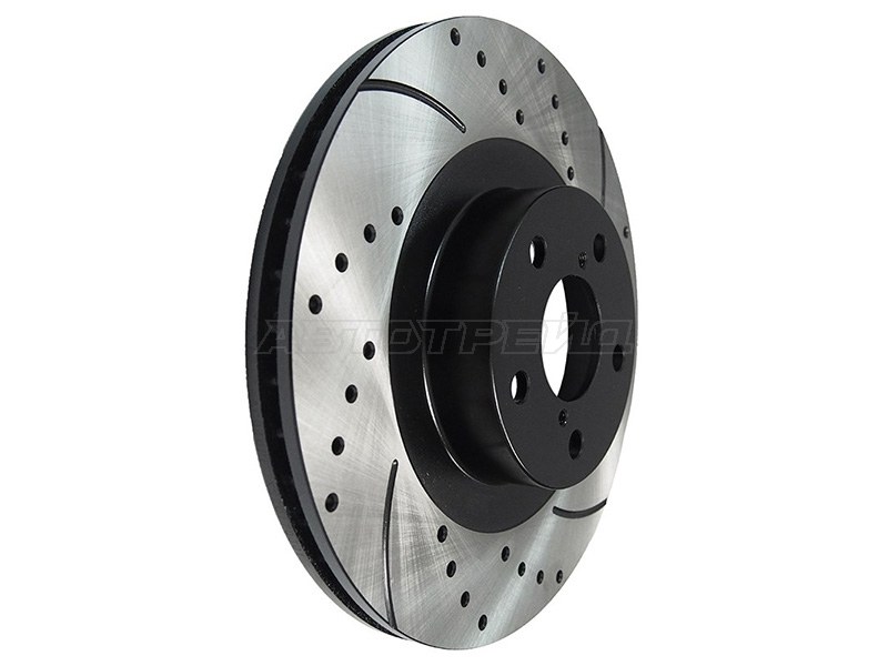 Комплект дисков тормозных передний перфорированные SB EJ20-25 Forester SF /SG /SH 97-08- Impreza GF-GG (SAT: ST-26310-AC040PF)
