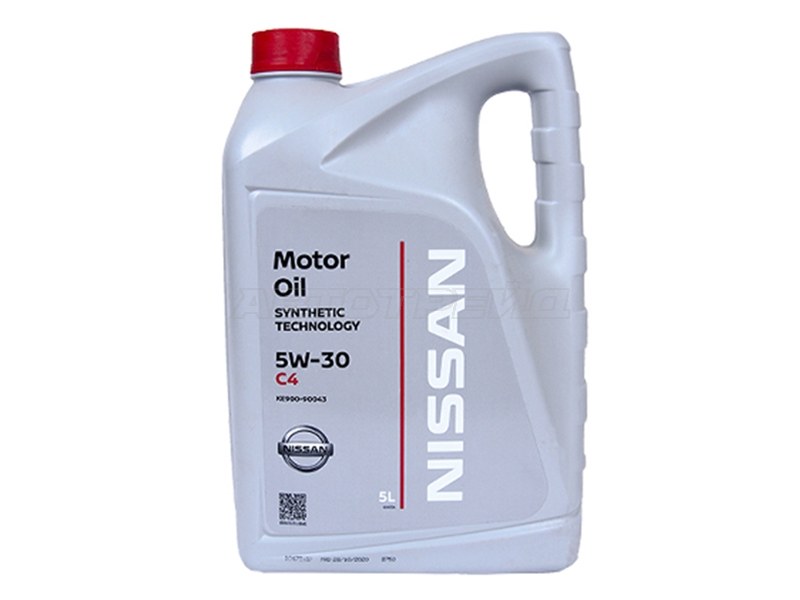 Масло моторное (синтетическое) NISSAN 5W30 DPF 5л. (NISSAN: KE900-90043R)