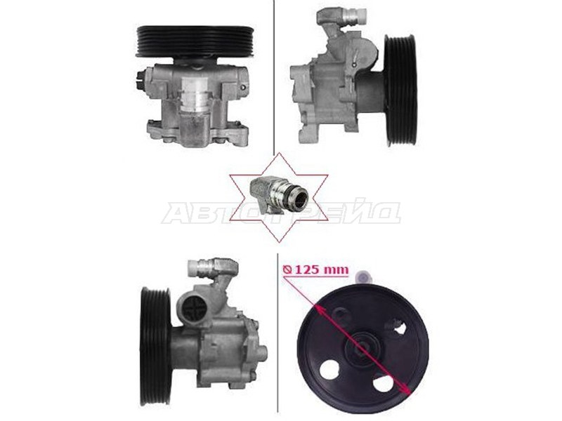 Насос ГУР MERCEDES E-CLASS /GL /CLASS /M-CLASS 3,2 /3,5 /5,0 /5,5 (SAT: ST-VP152)