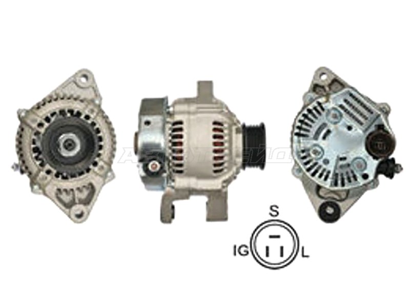 Генератор TOYOTA COROLLA /CERES /LEVIN /SPRINTER 91-95 4 /5AFE 12V 70A(круглая фишка) (SAT: ST-85-0055)