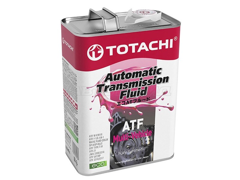 Масло трансмиссионное синтетическое TOTACHI ATF MULTI-VEHICLE 4л (TOTACHI: 20604)