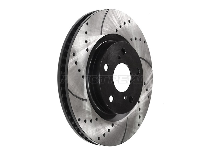 Комплект дисков тормозных передний перфорированные TOYOTA CAMRY ##V40 06- /##V50 11- /RAV-4 ACA3# 05- /MARK X 12# 05- (SAT: ST-43512-33130PF)